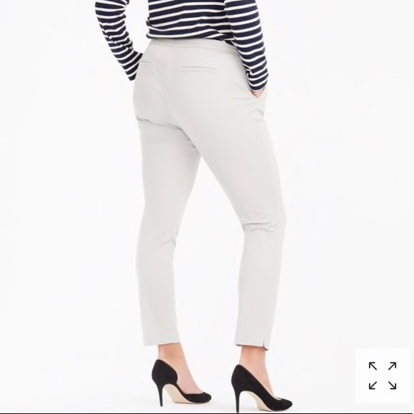 NWT J Crew slim cropped stretch cotton Martie Pant - Picture 4 of 8